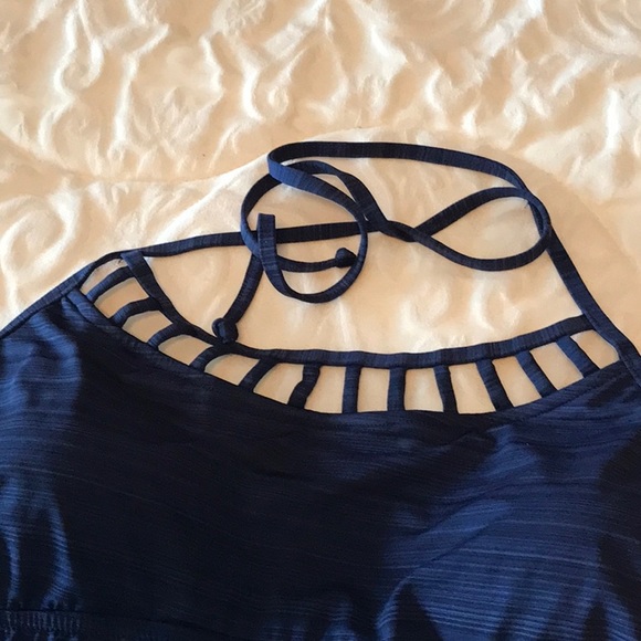 Mossimo Tankini Halter Style Swim Top - Picture 2 of 8